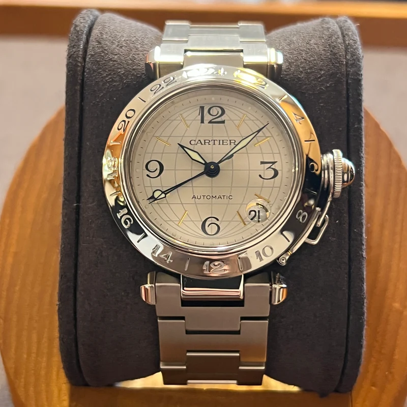 Cartier Pasha C Automatique GMT W31029M7