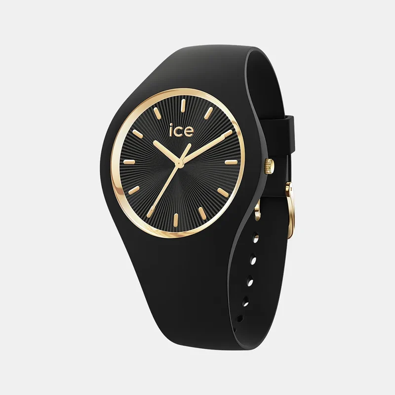 Montre ICE WATCH femme ICE champagne en Silicone Noir 025354