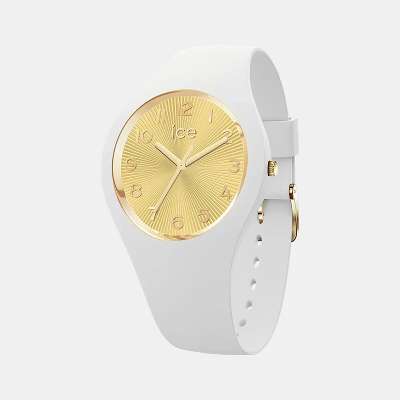 Montre ICE WATCH Femme ICE Champagne en Silicone Blanc 025250