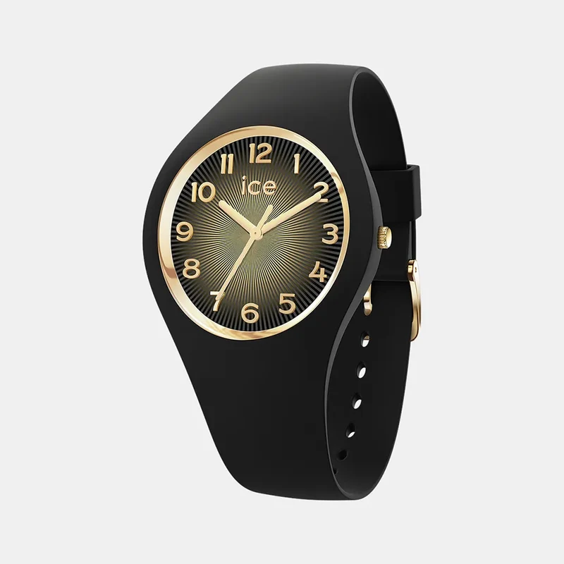 Montre ICE WATCH Femme ICE champagne en Silicone Noir 025258