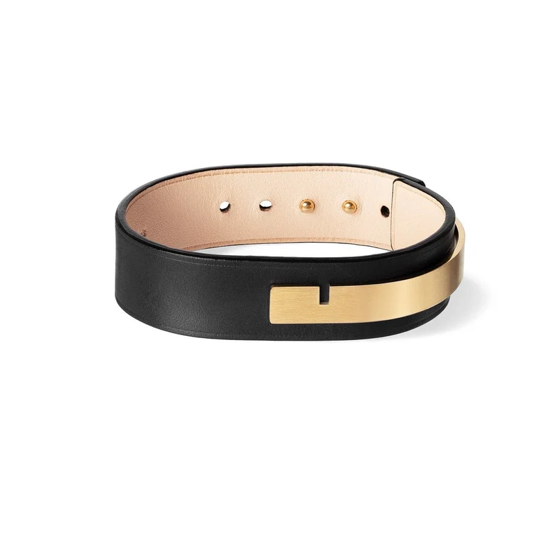 Bracelet homme large fermoir or | U'TURN.18