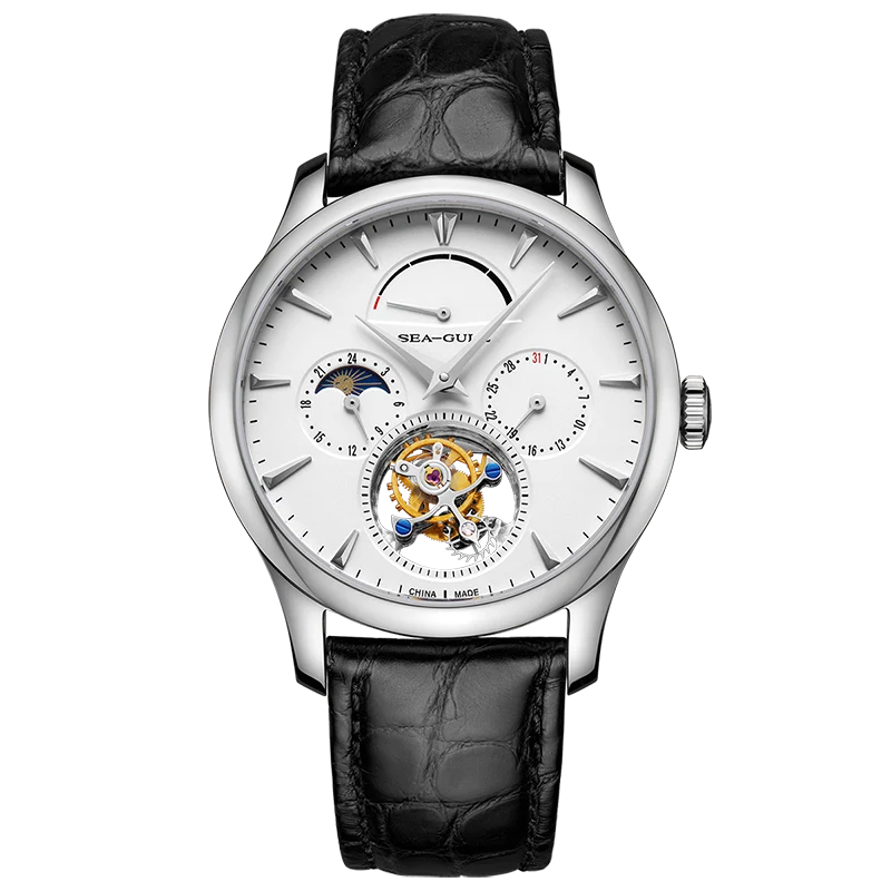 Artisan Patrimoine Multifonction Céleste Calendrier Réserve de Marche Excentrique Tourbillon 41mm