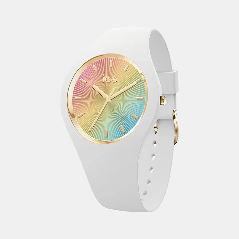 Montre ICE WATCH Femme Ice Sunset en Silicone Blanc 025350