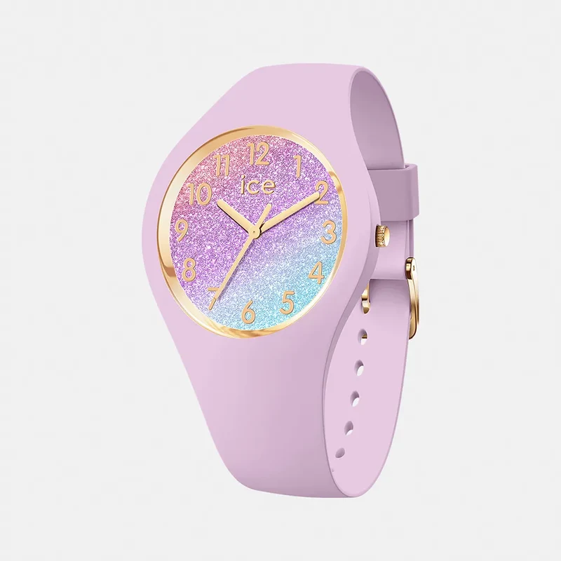 Montre ICE WATCH Femme ICE glitter Lilac cosmic en Silicone 022570