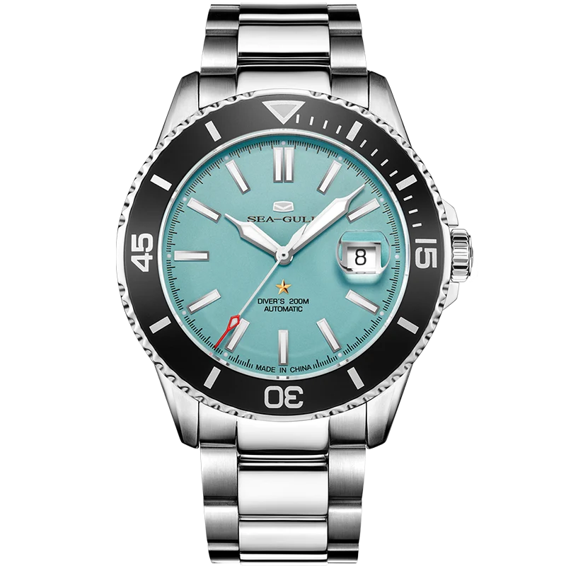 Océan 200m Étanche Cadran Mat Plongée 44mm