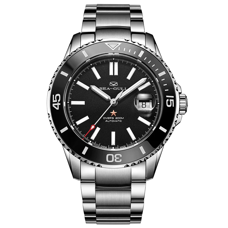 Océan 200m Étanche Céramique Lunette Plongée 44mm