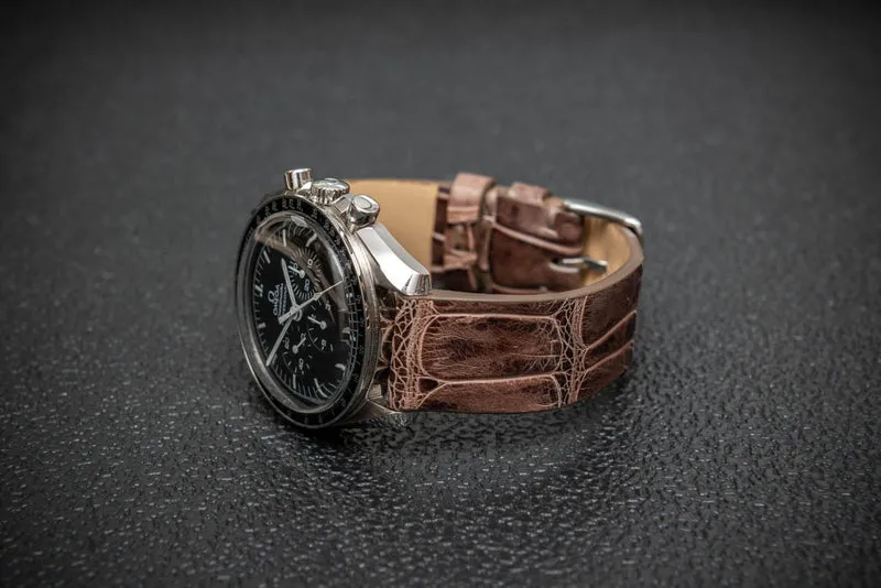 Vintage Chestnut Alligator Watch Strap – Limited Edition