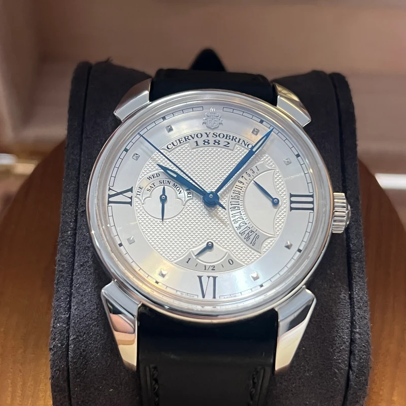 Cuervo y Sobrinos Historiador Date Automatique Rétrograde 3194.1A