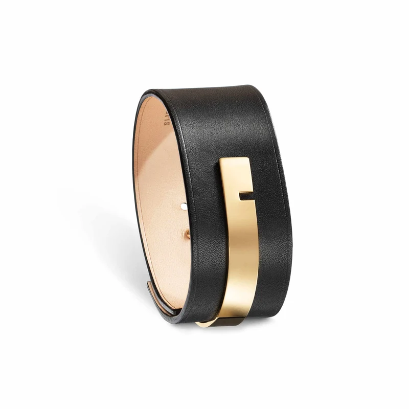 Manchette cuir noir | U'TURN.28