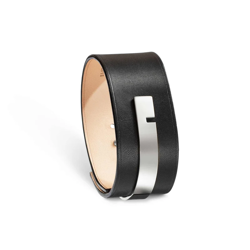 Manchette cuir noir | U'TURN.28