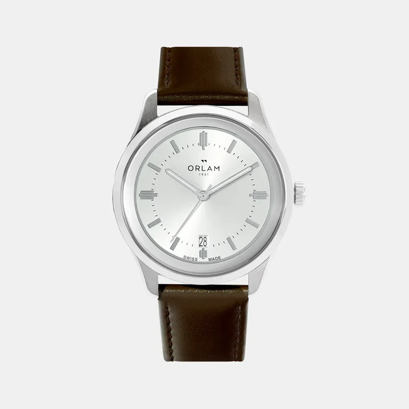 Montre ORLAM Homme PULSE en Cuir Marron ORSSLPU002