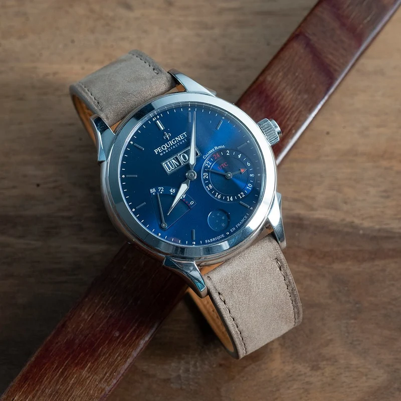 Bracelet de montre nubuck Cappuccino