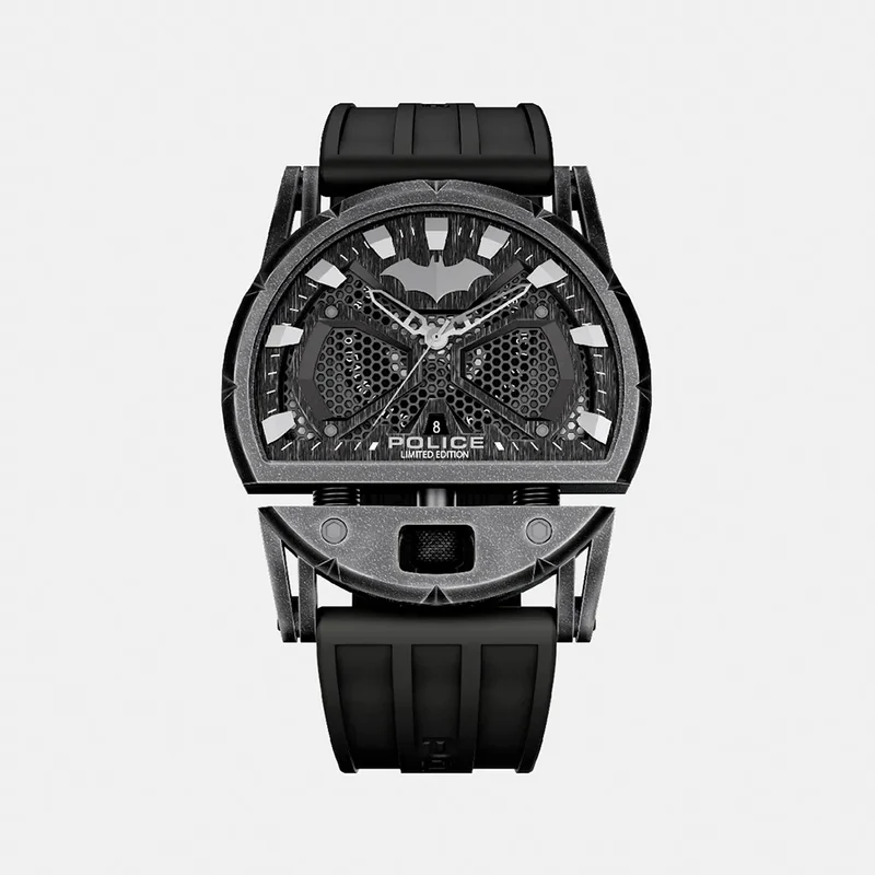 MONTRE POLICE Homme DARK SIDE en Silicone Noir PEWGN0075401