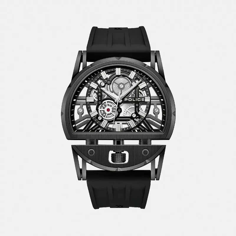 MONTRE POLICE Homme DAINTREE 2.0 en Silicone Noir PEWGM0081507