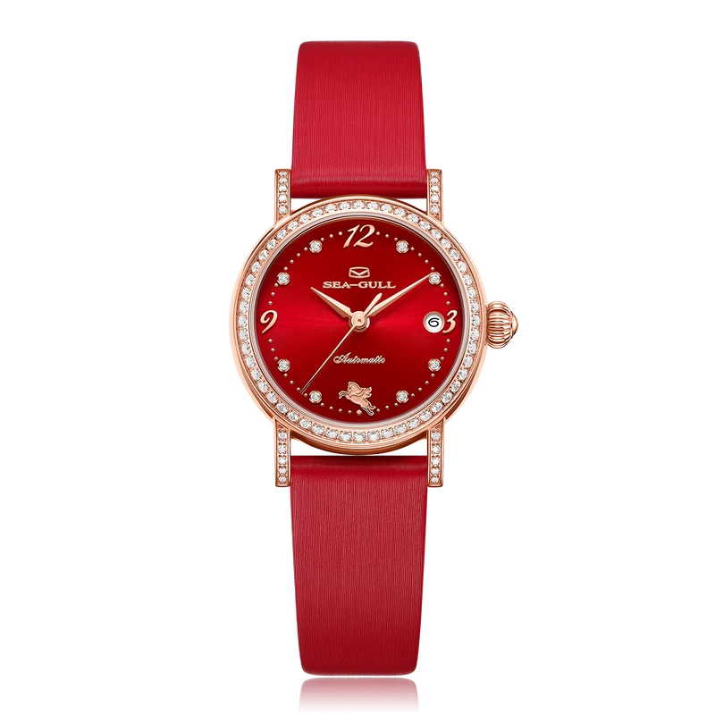 Année du Cheval Édition Spéciale Petit Diamant Serti Femme Habillée 27mm