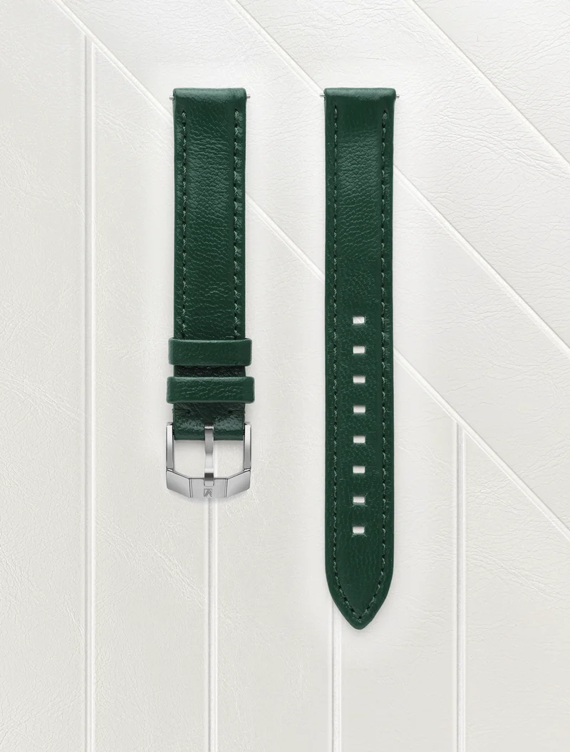 Bracelet Chevreau Vert 14mm