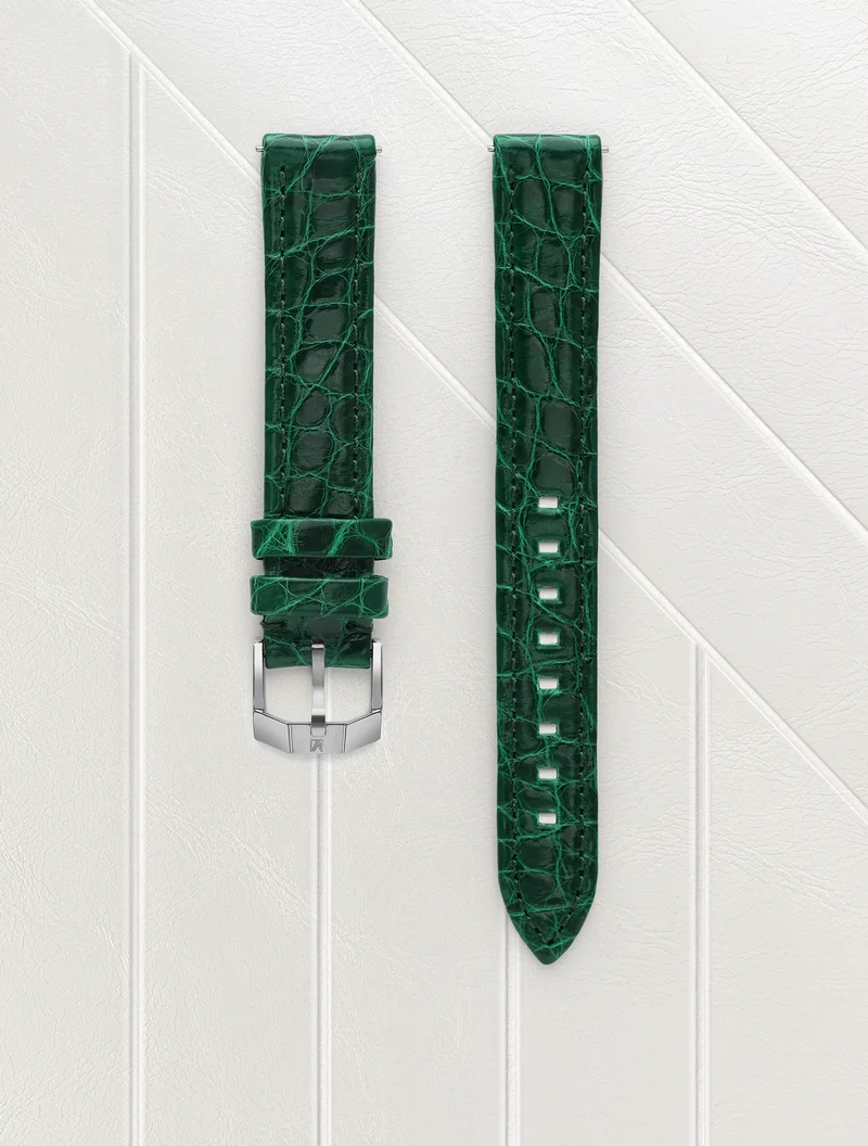 Bracelet Alligator Vert 14mm