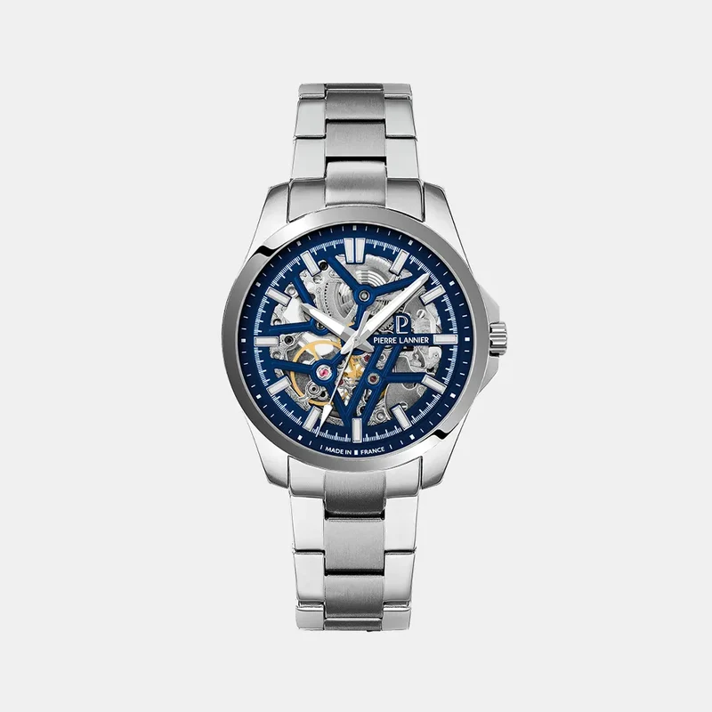 Montre PIERRE LANNIER Homme SKELETOM Automatique en Acier 304G161