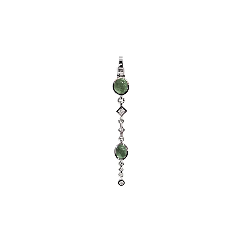 Pendentif péridots verts Gourmandise