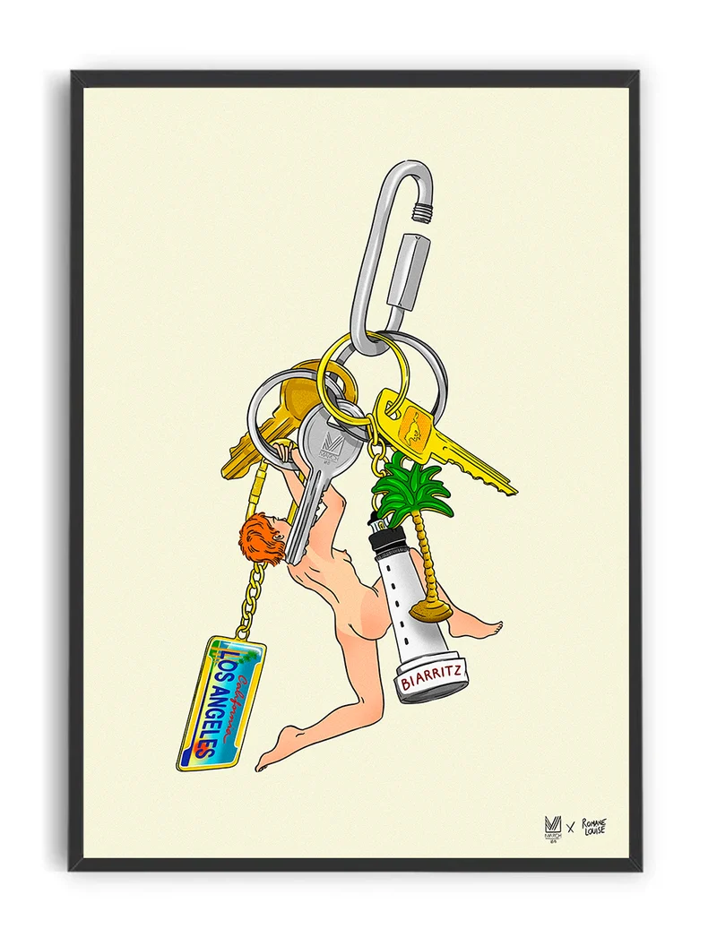 AFFICHE « PORTE CLÉS »