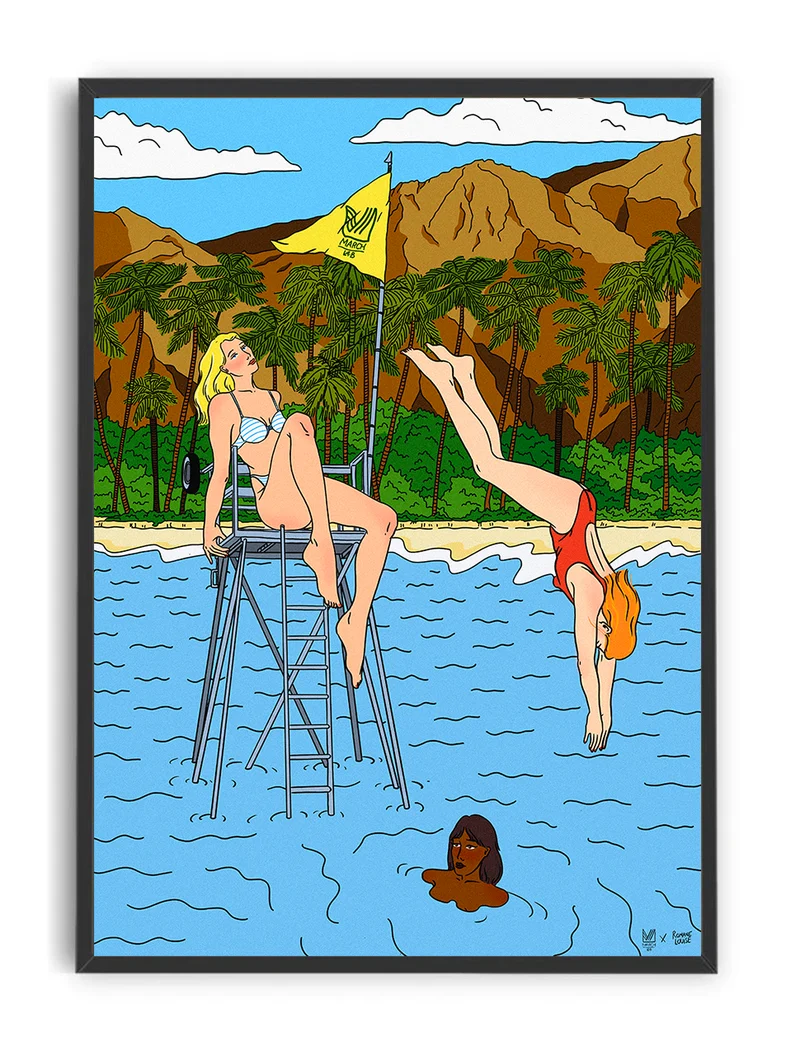 AFFICHE « MIRADOR SANTA BARBARA »