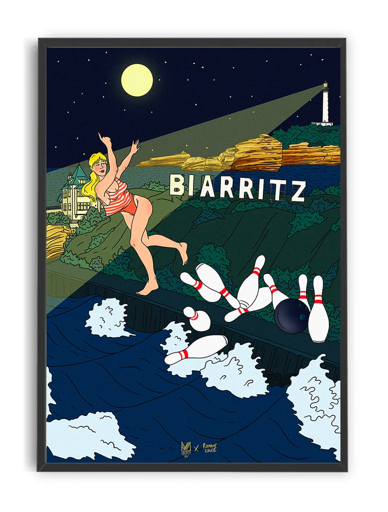 AFFICHE « BOWLING DE LA CÔTE »