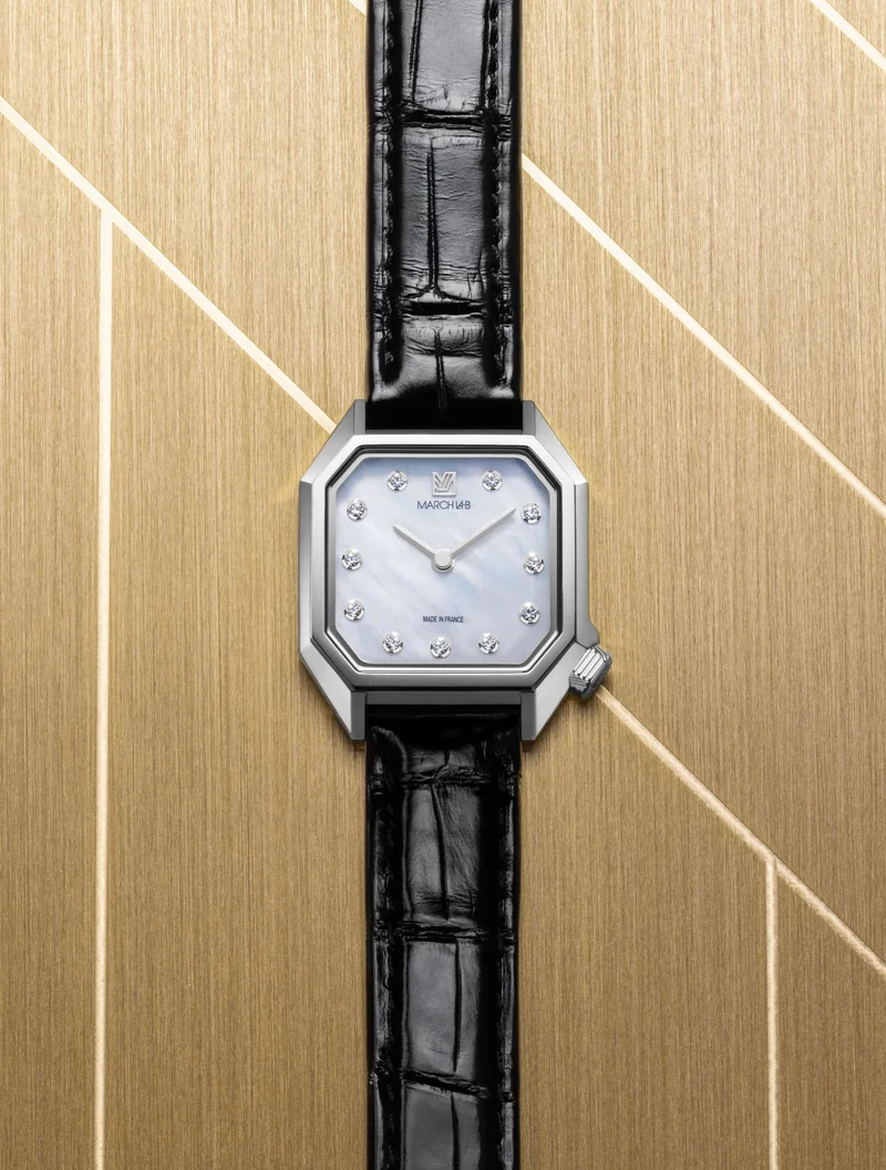 Montre LADY MANSART Diamants Nacre Acier