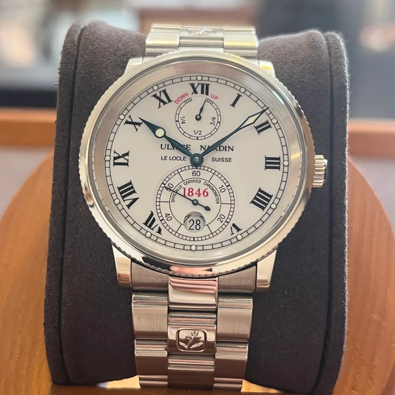 Ulysse Nardin Ensemble complet à cadran blanc marin 263-22