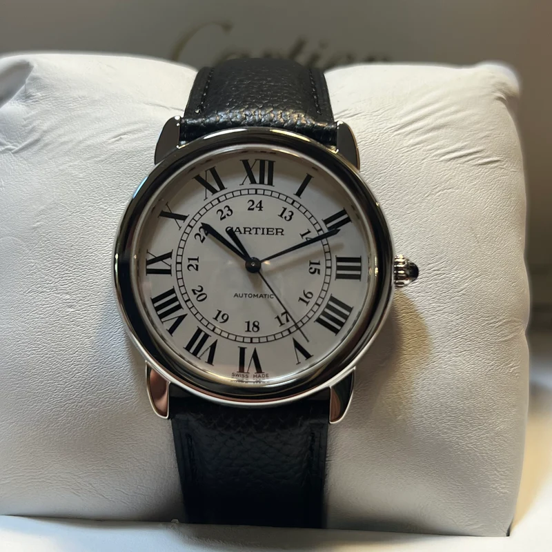 Cartier Ronde Solo Automatique Ensemble Complet WSRN0013