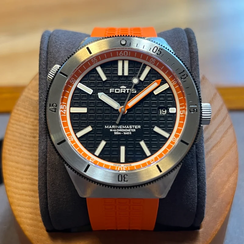Fortis Bracelet orange Marinemaster M-44 F81200013