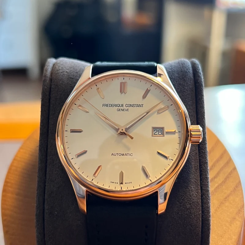 Montre automatique Frédérique Constant plaquée or FC-303X5B3/4/5/6