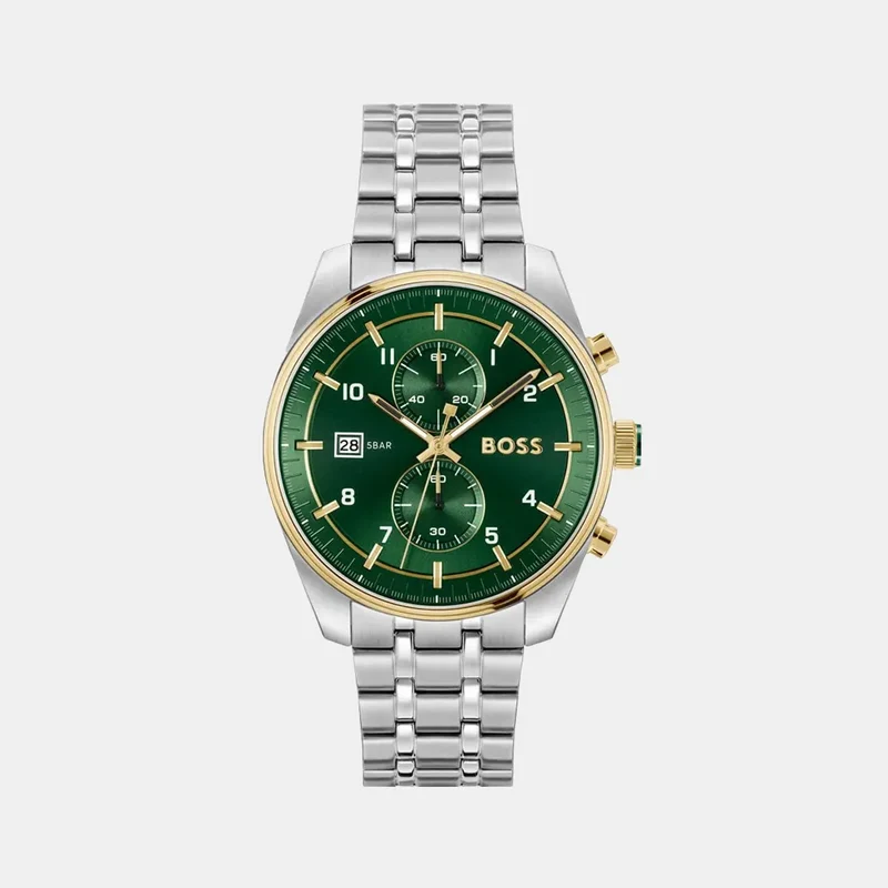 Montre BOSS Homme Skytraveller Chronographe en Acier 1514195