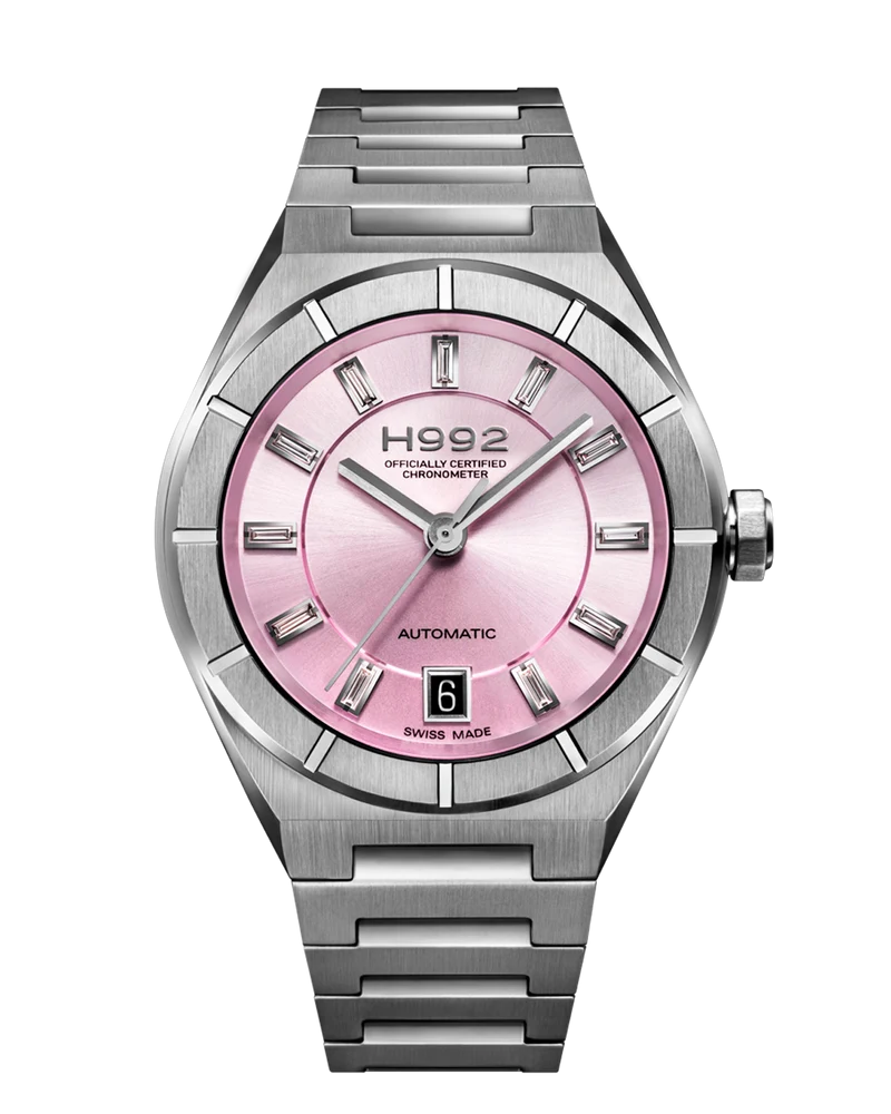 H992 H2 Pink + Silver Diamonds