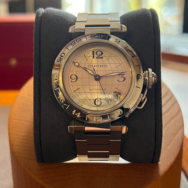 Cartier Pasha C Automatique GMT W31029M7