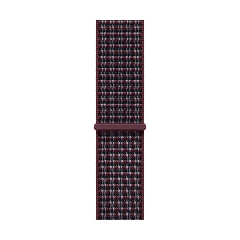 Apple Watch 42mm [Burgundy Plaid] Sport Loop