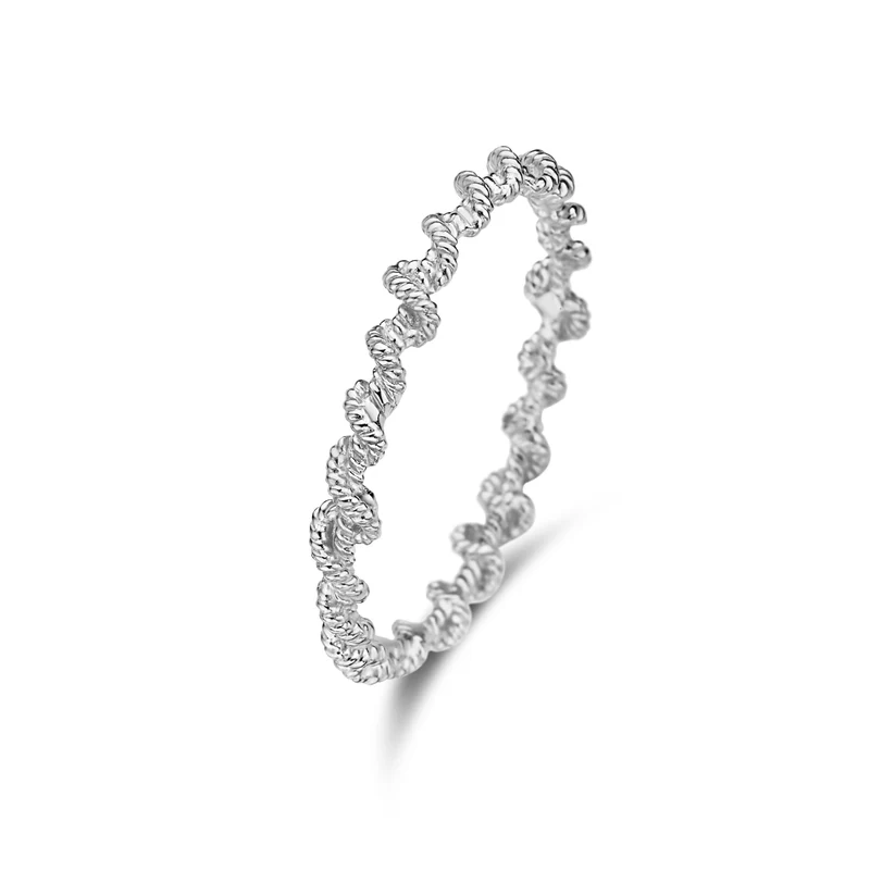 Violet Hamden Sisterhood Lunar Bague Torsadée en Argent 925 Sterling VH33005-50