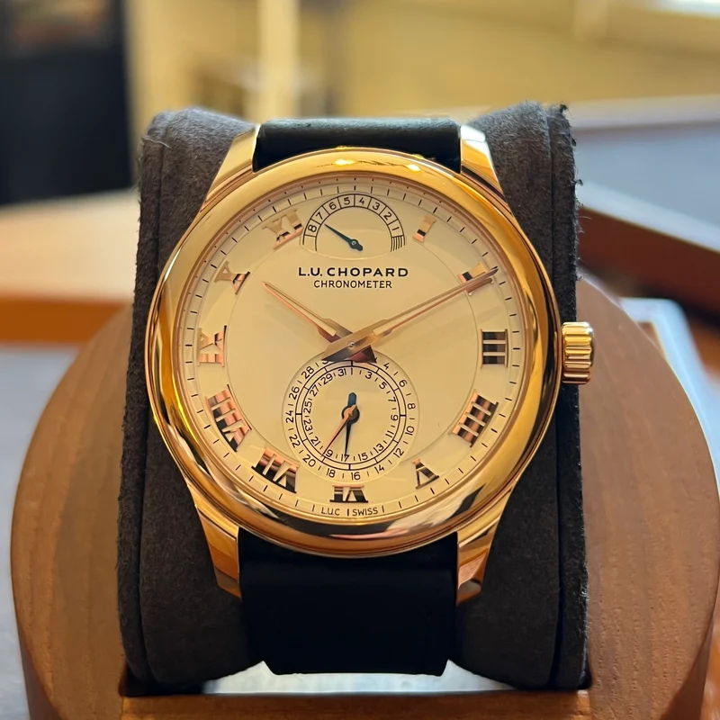 Chopard LUC Quattro Or Rose 18Kt 161926-5001