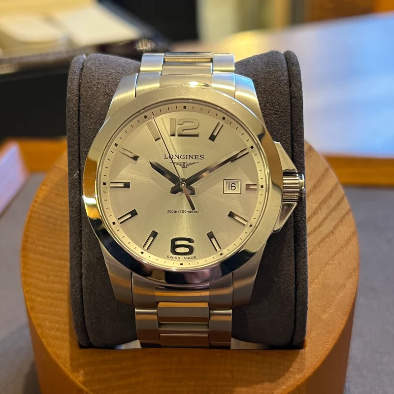 Montre Longines Conquest Quartz Date Ensemble Complet L3.759.4.76.6