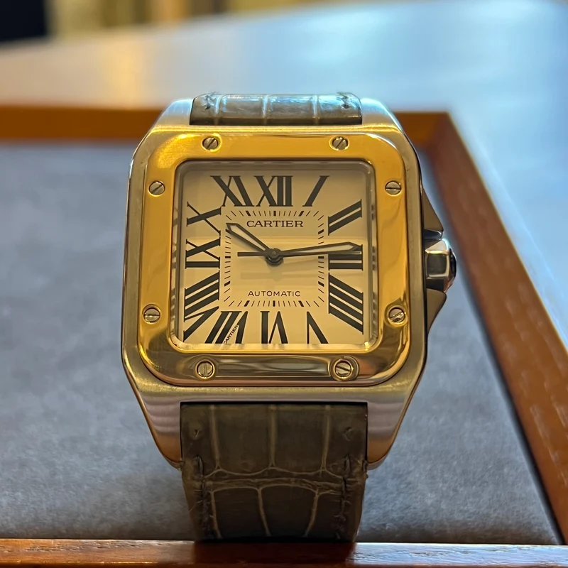 Cartier Santos 100 XL Lunette en or 2656