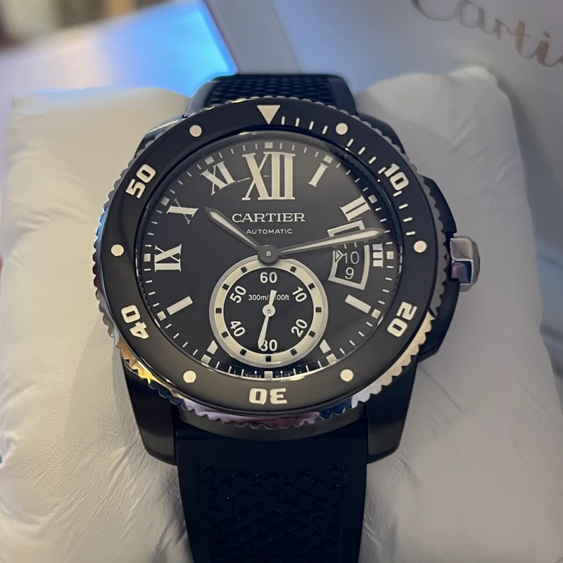 Coffret complet de montres de plongée Cartier Calibre Doo WSCA0006