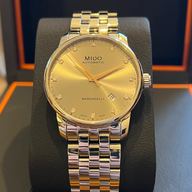 Mido Baroncelli Index Diamants Ensemble Complet M8600.4.67.1