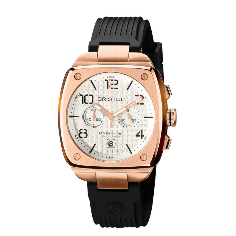 Briston Streamliner Urban - Chrono - Or - Blanc