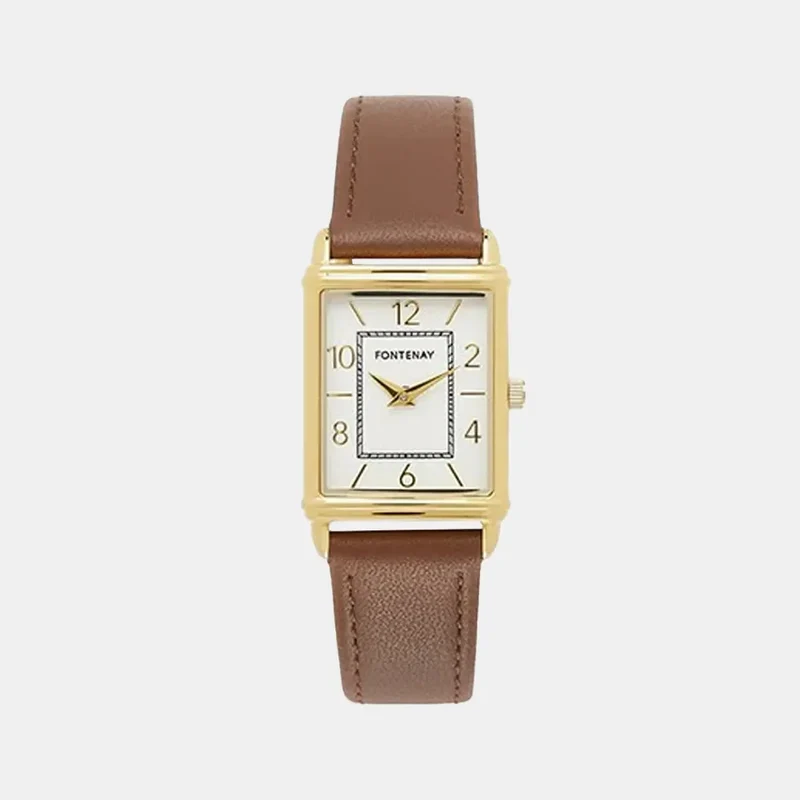 Montre FONTENAY Femme Angie en Cuir Marron FPD00102
