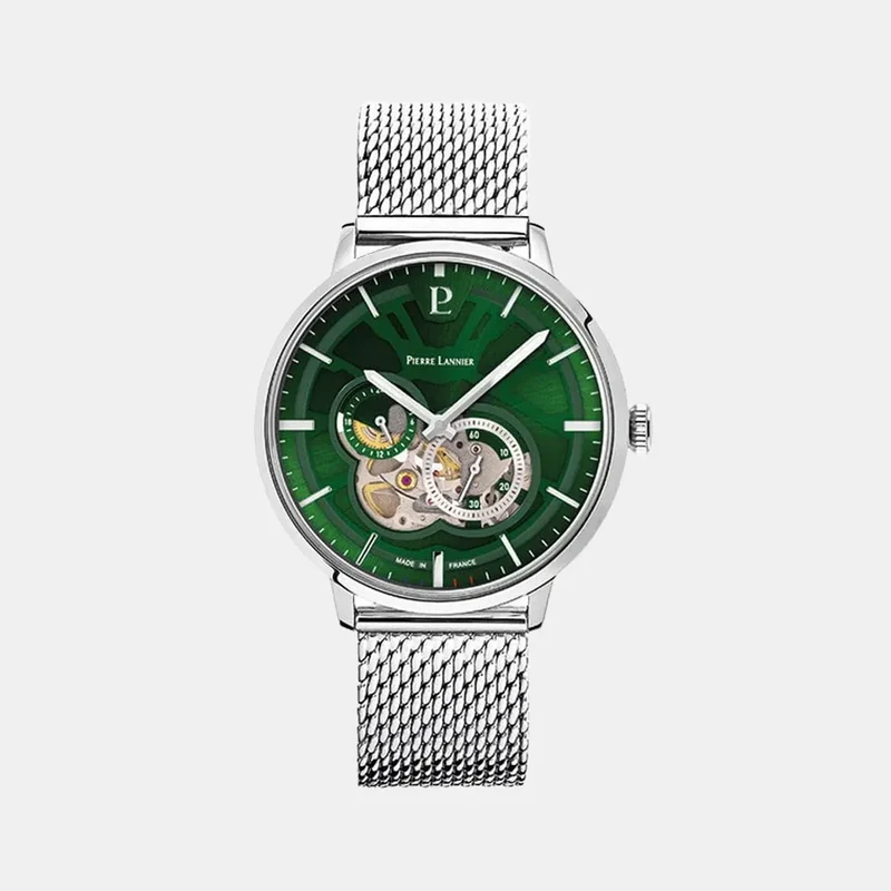 Montre PIERRE LANNIER Homme Trio Automatique en Acier 334B171
