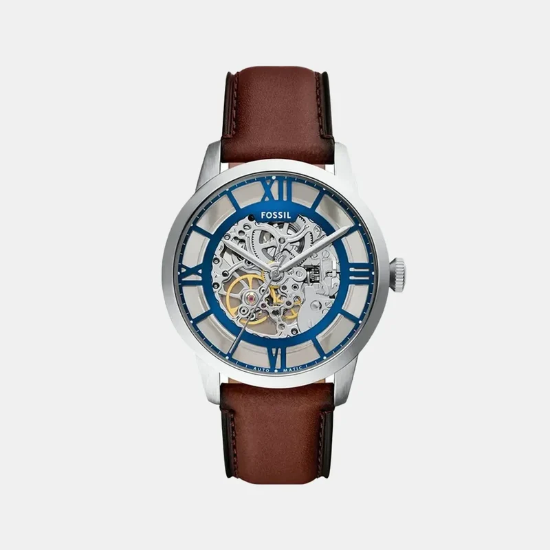 Montre FOSSIL Homme Automatique en Cuir Marron ME3267