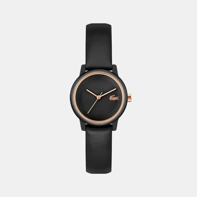 Montre LACOSTE Femme 12.12 Swift en Cuir Noir 2001436