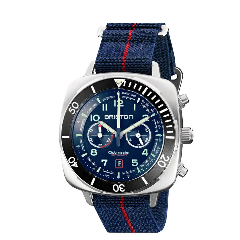 Briston Clubmaster Outdoor - Chrono - Bleu marine