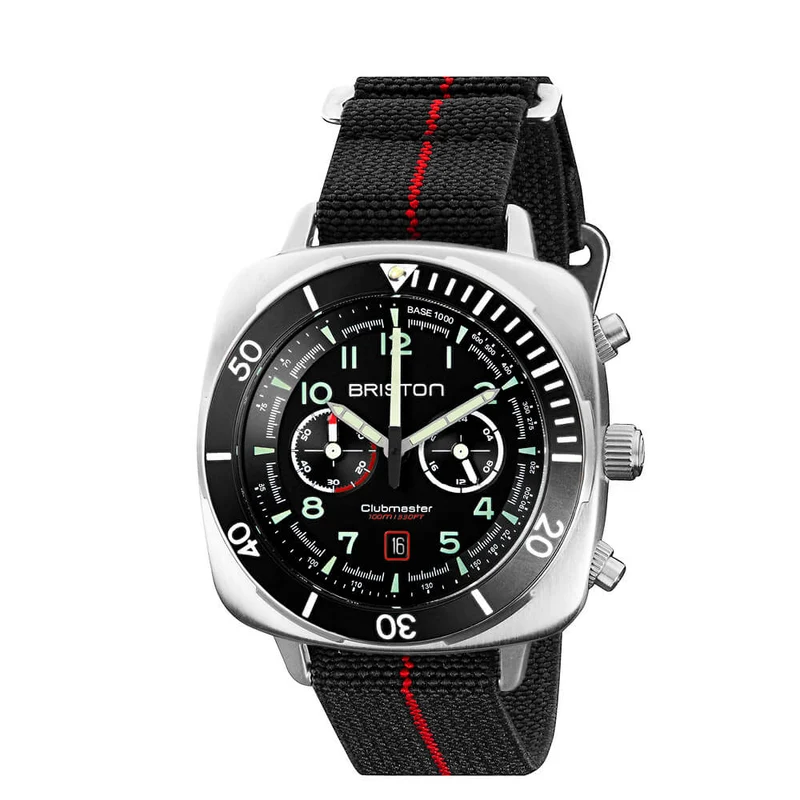 Briston Clubmaster Outdoor - Chrono - Noir