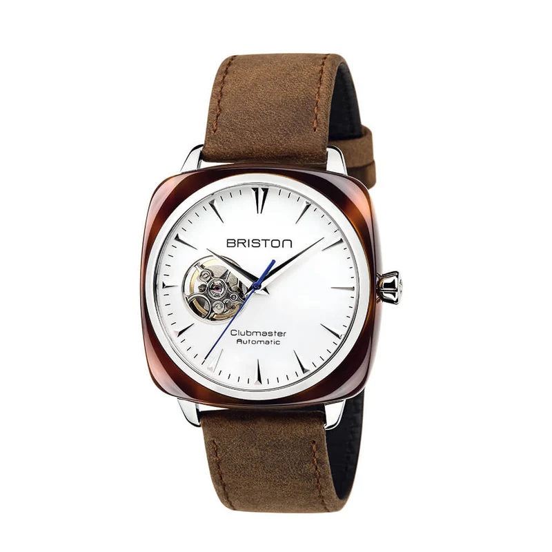Briston Clubmaster Iconic Open - HMS Auto - Blanc