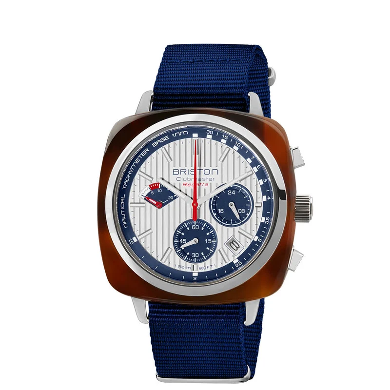 Briston Clubmaster Regatta - Chrono - Blanc